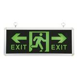 Đèn exit chỉ 2 hướng thoát hiểm