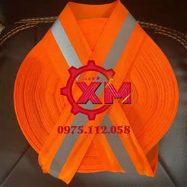 Cuộn Phản Quang Vải Màu Cam 5cm
